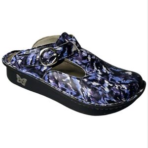 Alegria Classic Feral Buckle Mule Clog Medical Dental Veterinary Leather…